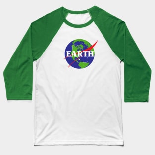 Earth NASA Baseball T-Shirt